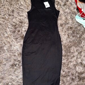 Forever 21 Classic Black Midi Dress
